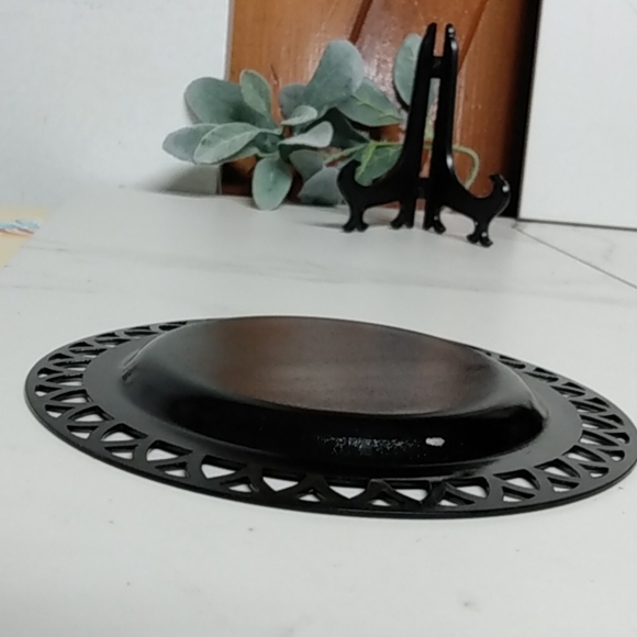 Russian Folk Art Metal Wall Plate Folk Art - Picture 4 of 10